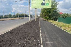 После жалоб пензенцев тротуар на улице Чаадаева переделали