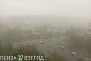 Пензу накрыл мощный ливень