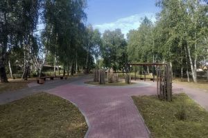 В поселке Пензенского района закончены работы по благоустройству площади