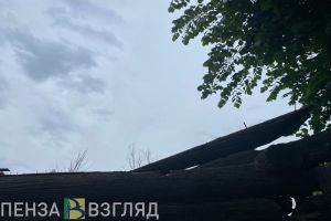В Пензе 12 спасателей тушили ночной пожар