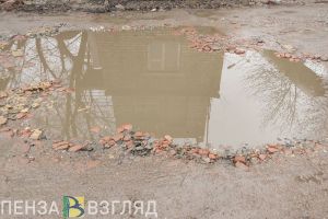 Пензенцы жалуются на регулярное затопление улицы Попова