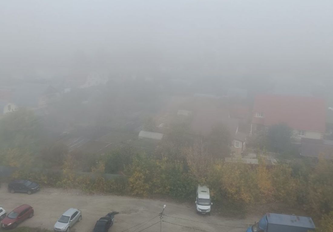 Пензенцы делятся видео и фотографиями тумана