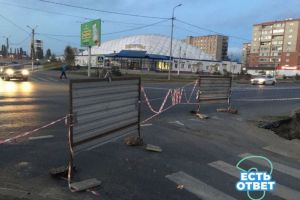 Автомобилисты сообщают о перекрытии на пензенском перекрестке