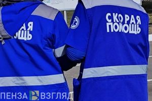 В Мокшанском районе машина съехала в кювет и опрокинулась