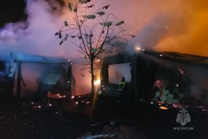 49 сотрудников МЧС привлекались для тушения пожара в Пензе