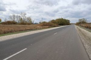 В Колышлейском районе завершен ремонт участка дороги
