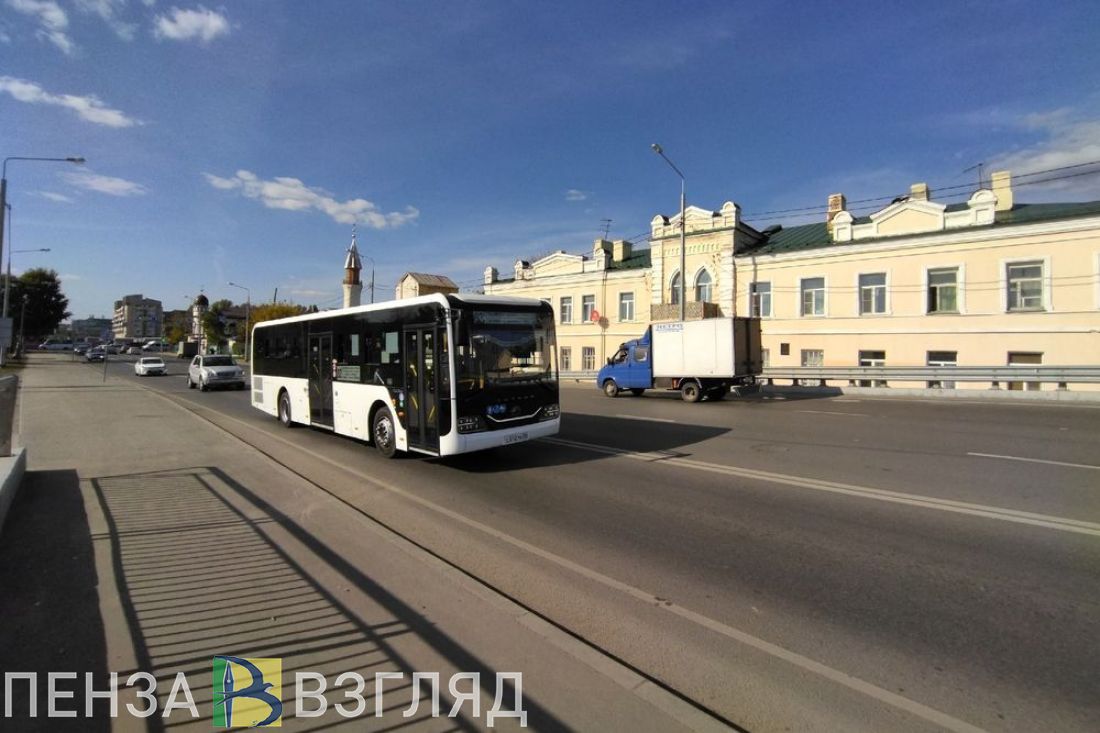 В Пензе рассматривают возможность выделения полос для общественного  транспорта