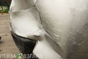 Появилось видео с места ДТП возле горбольницы №6 в Пензе