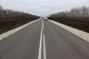 В Пензенском районе на год раньше ввели дорогу в эксплуатацию