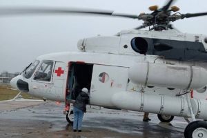 В Пензу вертолетом доставили новорожденного с пороком сердца