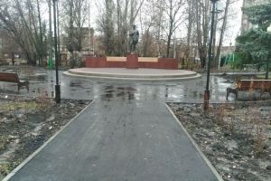 В Пензе отремонтируют площадку около памятника милиционерам