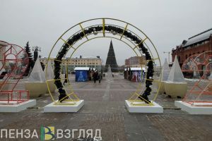 На одну цифру для новогодней инсталляции в Пензе потратят более 600 тысяч рублей