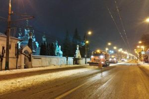 За ночь с улиц Пензы спецтехника вывезла больше 2 тысяч кубометров снега