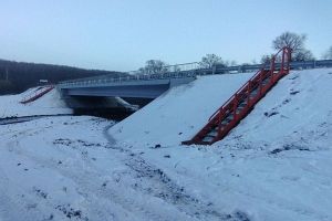 В Пензенской области достроили мост через реку Ишимка