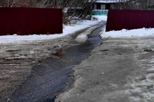 В Пензе рассказали об утечке, опасной для водителей и пешеходов