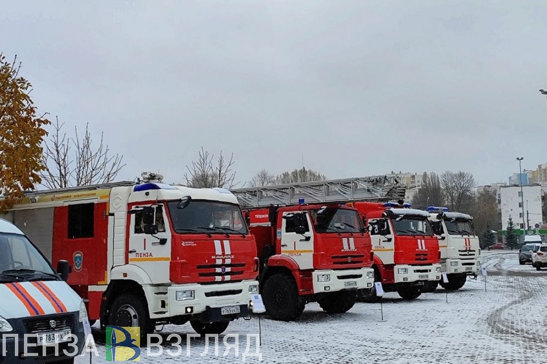 За неделю в Пензенской области произошло 14 пожаров