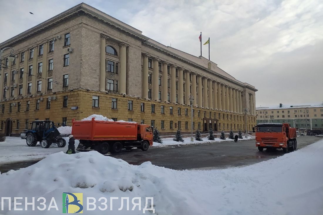 В УЖКХ пензенцам рассказали, куда вывозят снег с улиц