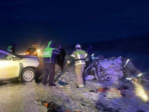 Опубликован момент аварии с тремя погибшими в Каменском районе