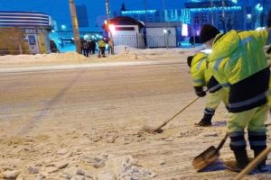 С улиц Пензы за сутки вывезли более 4 тысяч кубометров снега