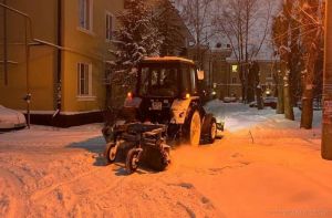 За ночь сотрудники МБУ «Пензавтодор» вывезли 4300 кубометров снега