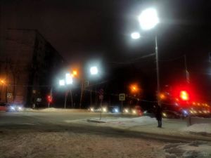 Пешеходный переход в центре Пензы оборудовали дополнительными светильниками