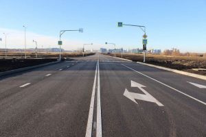 В Спутнике ввели в эксплуатацию новую дорогу на улице Олимпийской