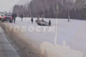 В Колышлейском районе машина перевернулась из-за подрезавшего ее автомобилиста
