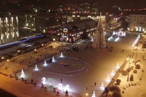 Мельниченко показал предновогоднюю Пензу на видео с квадрокоптера