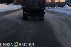 До 8 утра по участкам 4-х трасс в Пензенской области не смогут ехать большегрузы