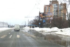 Пензенцам сообщили, почему дорогу на улице Чаадаева затапливает после ремонта