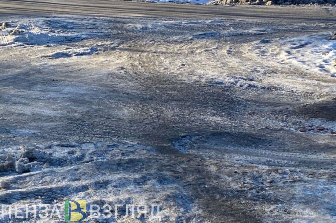 Пензенец попал в ДТП из-за обледеневшего участка дороги