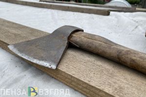 В Городищенском районе мужчина ударил мать топором