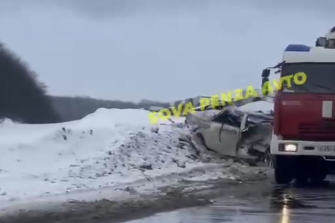 В Пензенской области произошло жесткое ДТП с большегрузом