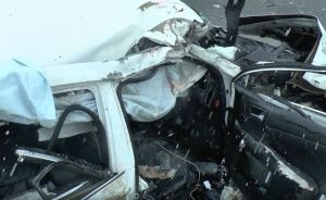 УГИБДД опубликовало видео с места ДТП в Нижнеломовском районе с двумя погибшими