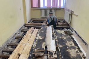 В пензенской областной больнице Бурденко идет ремонт гинекологического отделения