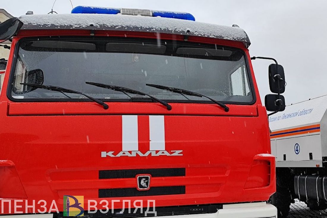 В МЧС сообщили подробности возгорания автомобиля в Пензе