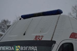 Видео аварии на Бекешской горе в Пензе: трактор протаранил машину скорой помощи