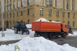 До 157 единиц спецтехники занимаются очисткой пензенских дорог зимой