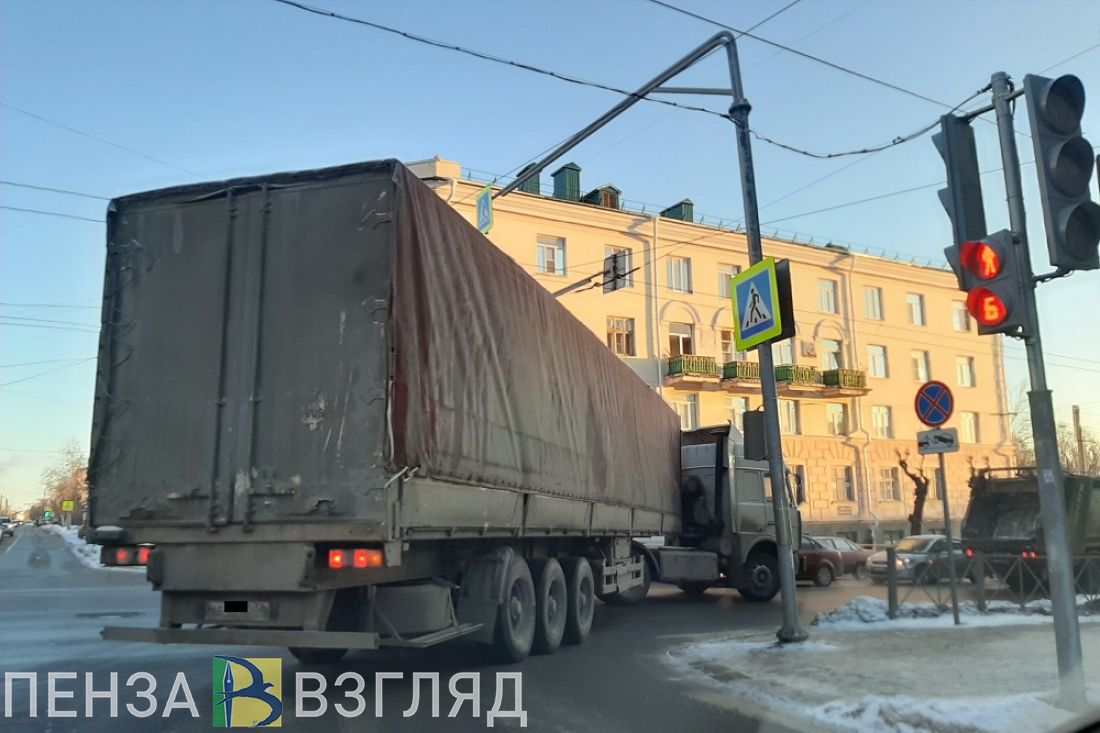 В Пензе на месяц установят ограничения движения для большегрузов