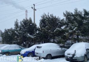 Пензенцам рекомендовали не оставлять автомобиль под снегом на долгое время