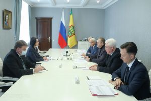 Пензенский губернатор провел встречу с гендиректором «ТНС энерго»