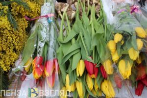 Перед 8 марта в Пензе будет работать 12 точек продажи цветов