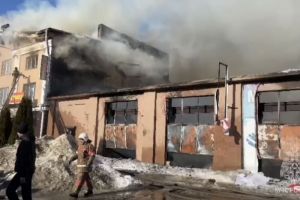 Сильный пожар в Кузнецке, поиски пропавших и информация о военных сборах  — новости Пензы и области за 2 марта