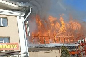 Златогорский прокомментировал большой пожар в центре Кузнецка