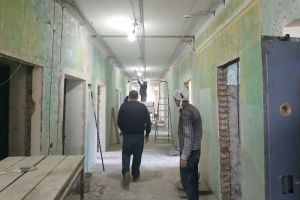 В башмаковской больнице на 40% выполнен ремонт терапевтического корпуса
