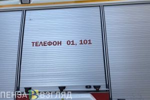 Пензенские пожарные проводили коллегу на пенсию по давней традиции