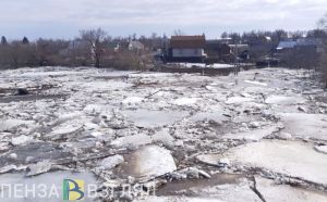 Паводок в Сердобске: появились фото ледохода на реке