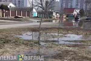 Пензенец снял видео с разливающимися нечистотами на Ивановской улице