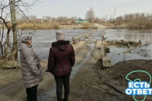 В Бессоновском районе открыли движение по ранее подтопленному мосту