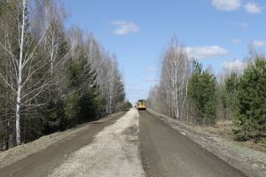 В Пензенской области ремонтируют дорогу «поселок «Маяк» - Суляевка - Китунькино»